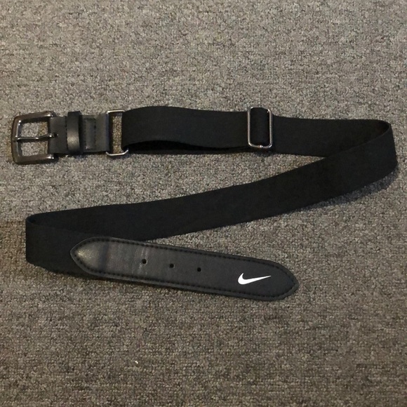 Nike Adjustable Black Stretchy Belt Unisex O/S - Picture 1 of 7